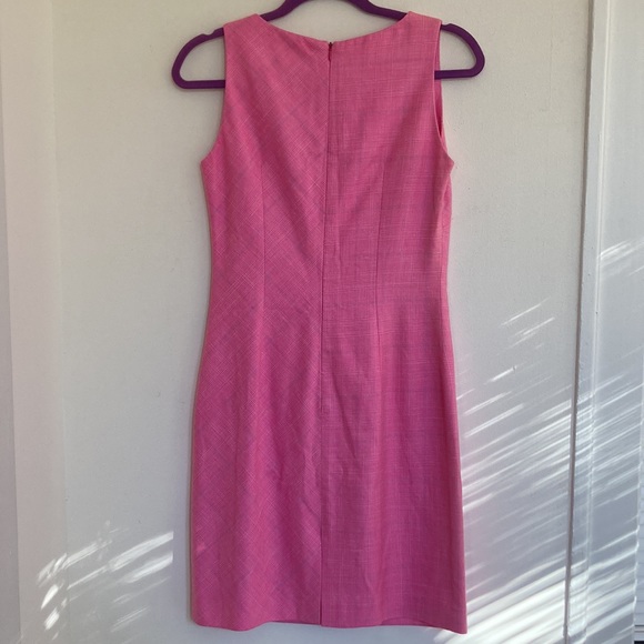 Kiton Napoli Womens Dress Sz 6 Cashmere Silk Linen Luxury Italian Pink Executive - Picture 5 of 16